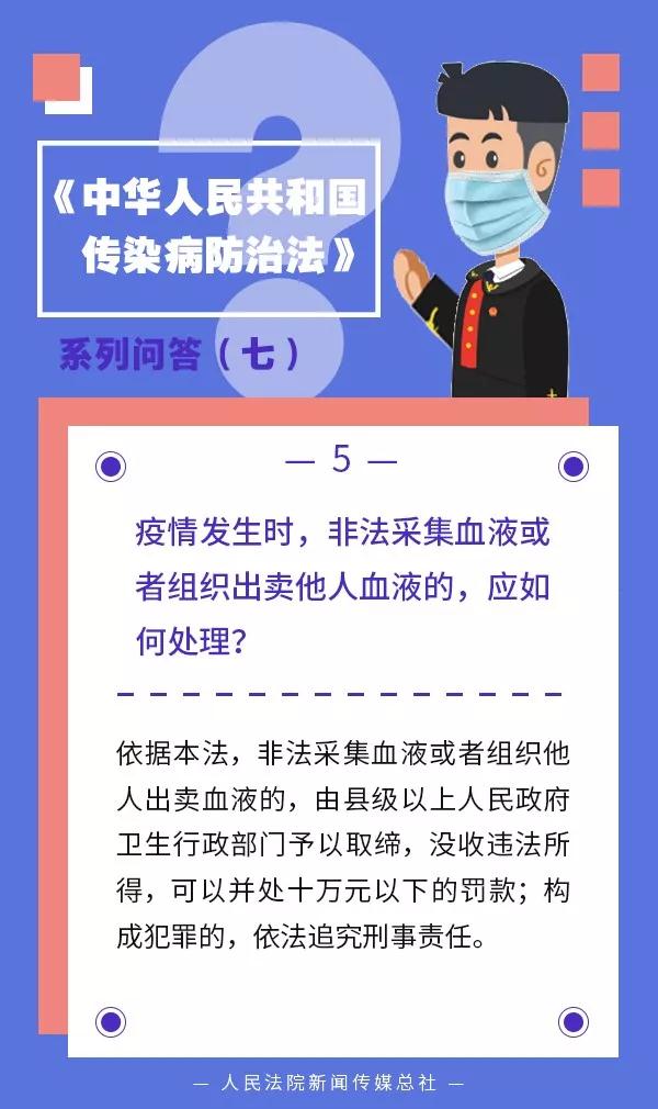 人民法院新聞傳媒總社發布：傳染病防治法系列問答七